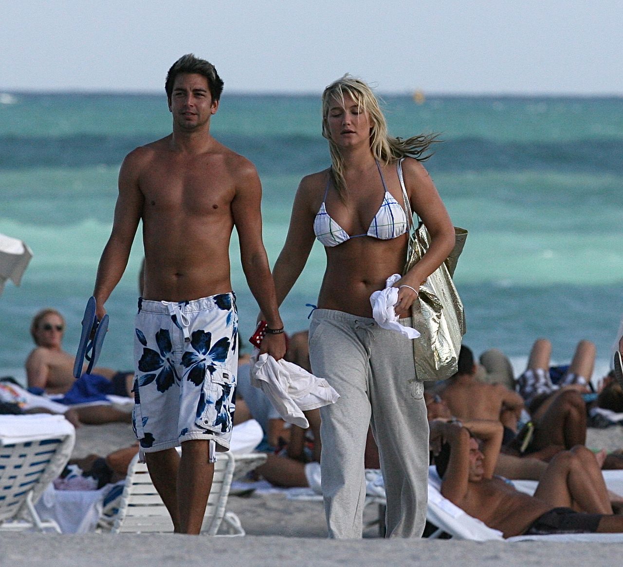 Brooke Hogan bikini pics on Miami Beach-1