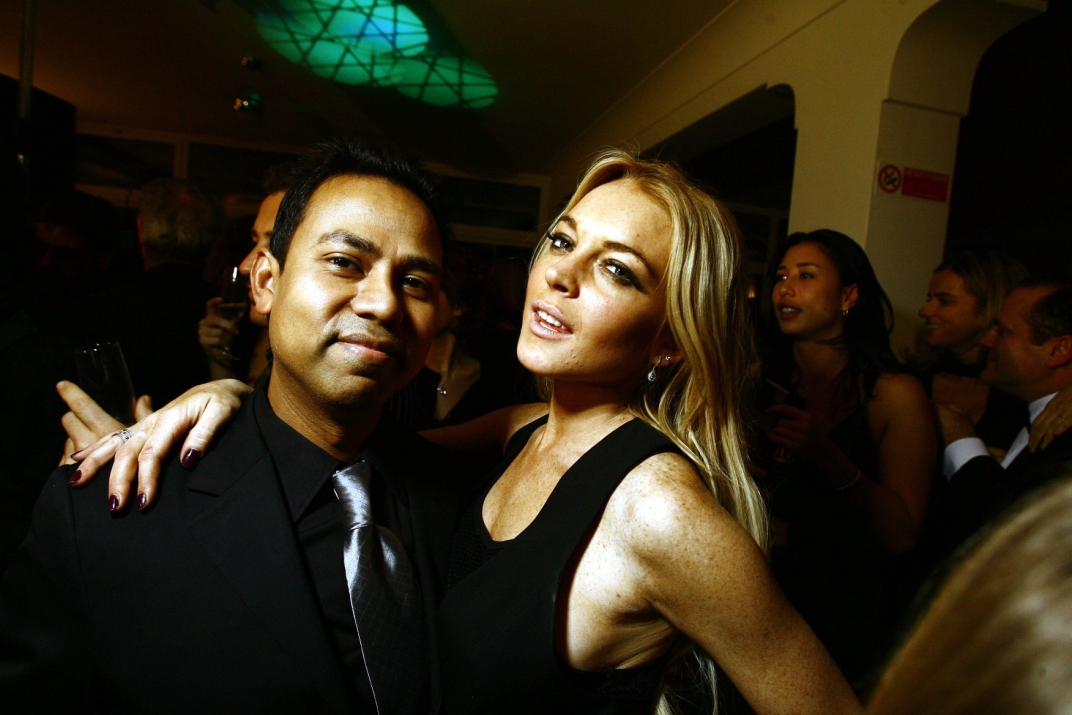 Lindsay Lohan New Year Party Shoots! -1