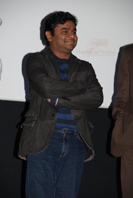 A.R.Rehman at Subhash Ghai's birthday bash and music launch of film Black And White 