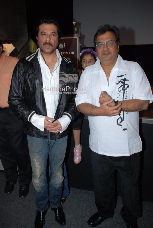Anil Kapoor at Subhash Ghai's birthday bash and music launch of film Black And White 