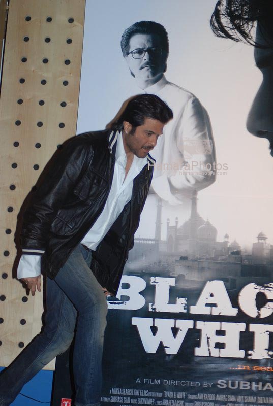 Anil Kapoor at Subhash Ghai's birthday bash and music launch of film Black And White