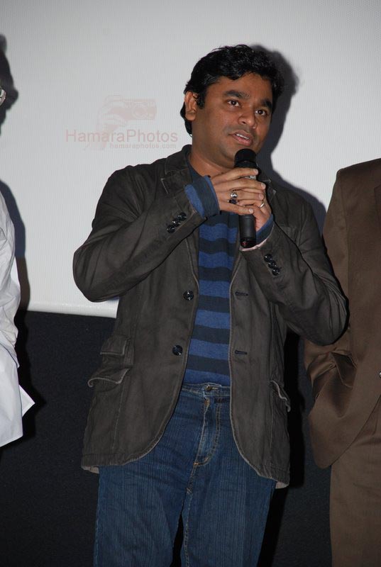 A.R.Rehman at Subhash Ghai's birthday bash and music launch of film Black And White
