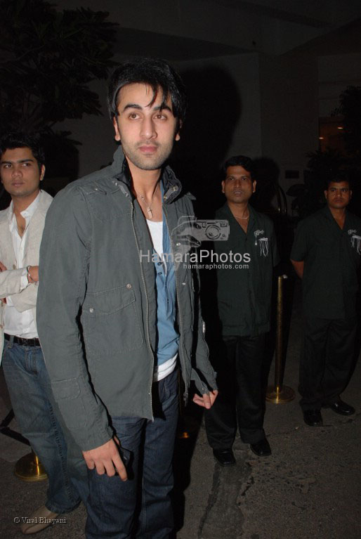 Ranbir Kapoor at Bollyood A listers at DJ Aqeels new club Bling launch in Hotel Leela on Jan 27 2008 
