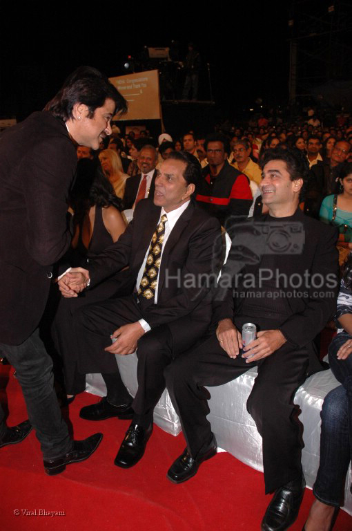 Anil Kapoor,Dharmendra at the MAX Stardust Awards 2008 on 27th Jan 2008 