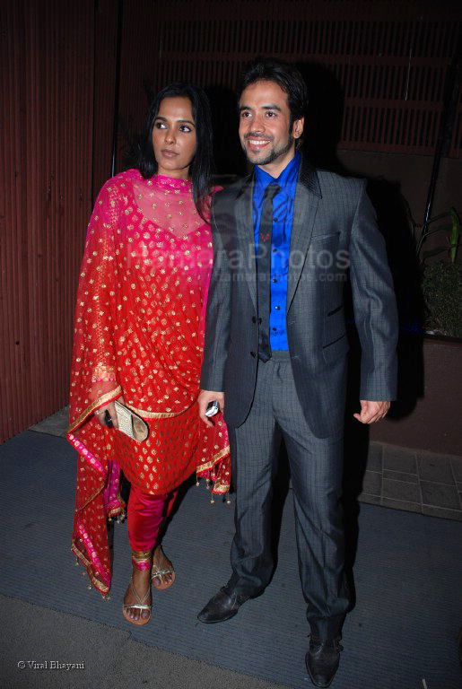 Sunita Menon,Tusshar Kapoor at Balaji Awards in Aurus on 2nd Feb ~0