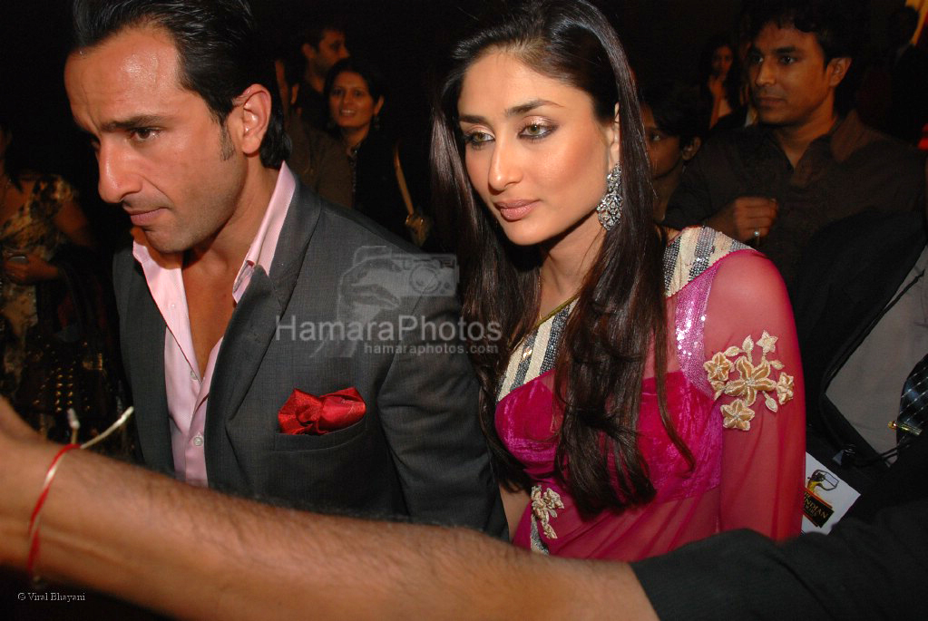 Saif Ali Khan at the Global Indian TV Awards red carpet in Andheri Sports Complex on Feb 1st 2008 