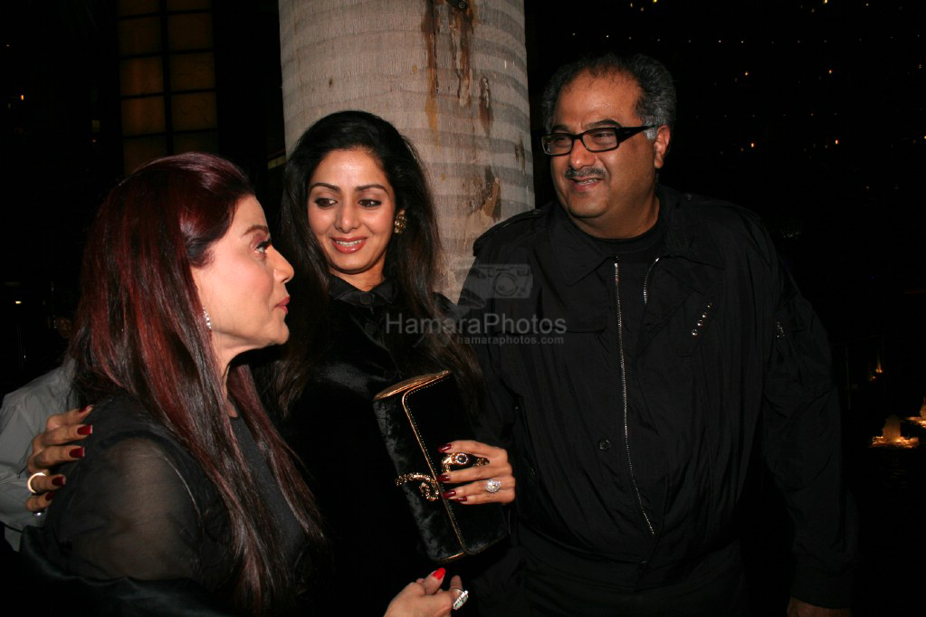 Sapna Mujherjee, Sridevi, Boney Kapoor at the launch of Sahara Studio in Sahara Star on Feb 7th 2008 