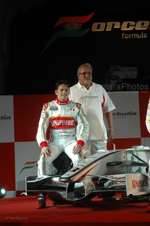 Vijay Mallya at Force India Formula One Team car Launch 