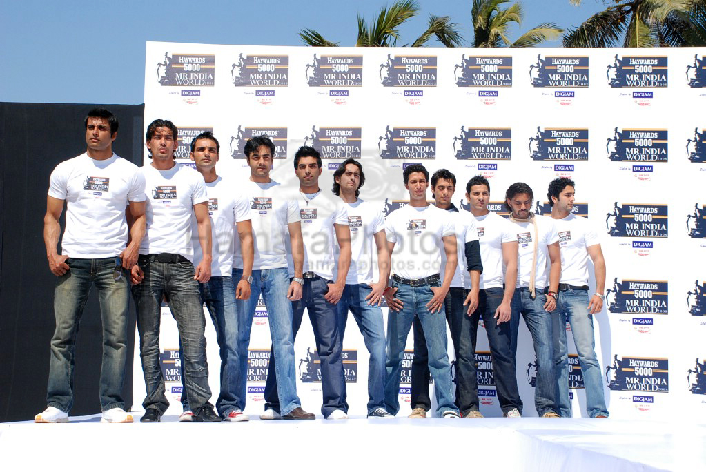 Haywords Mr India 25 finalists selected at Sun N Sand on 6th Feb 2008 