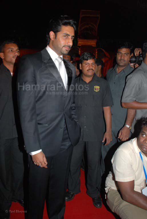 Abhishek Bachchan at Jodhaa Akbar premiere at IMAX WADALA on 14th feb 2008 