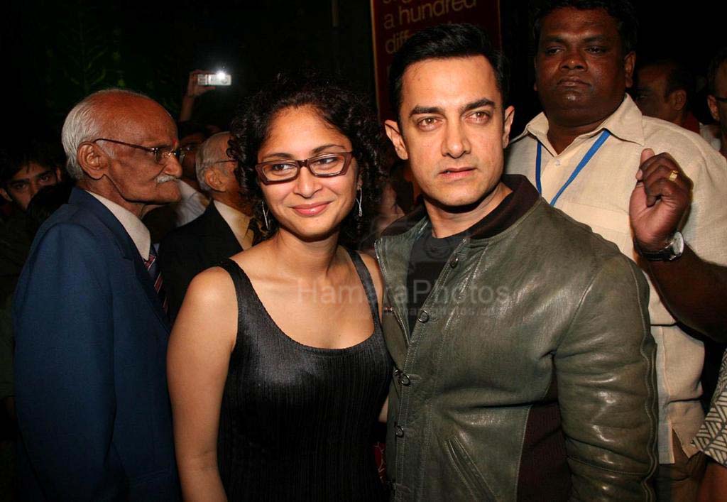 Aamir Khan, Kiran Rao at Jodhaa Akbar Premiere