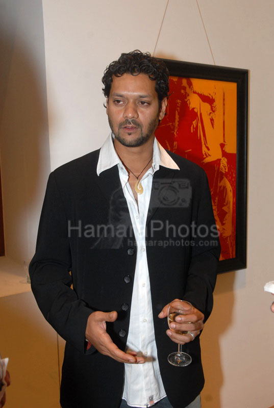 Jeet Ganguly at his exhibition