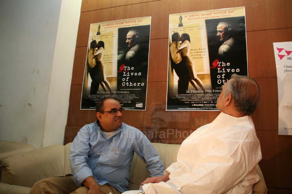 Bharatbala Ganapathy, Gulzar at the special screening of The Lives of Others in Fun Republic on Feb 22nd 2008 
