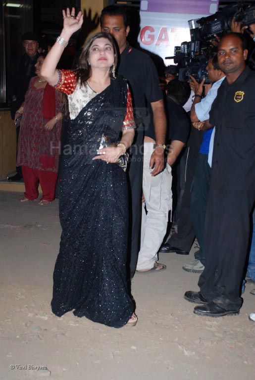 Alka Yagnik at 53rd Annual Filmfare Awards at Yashraj Studios on 23rd Feb 2008 