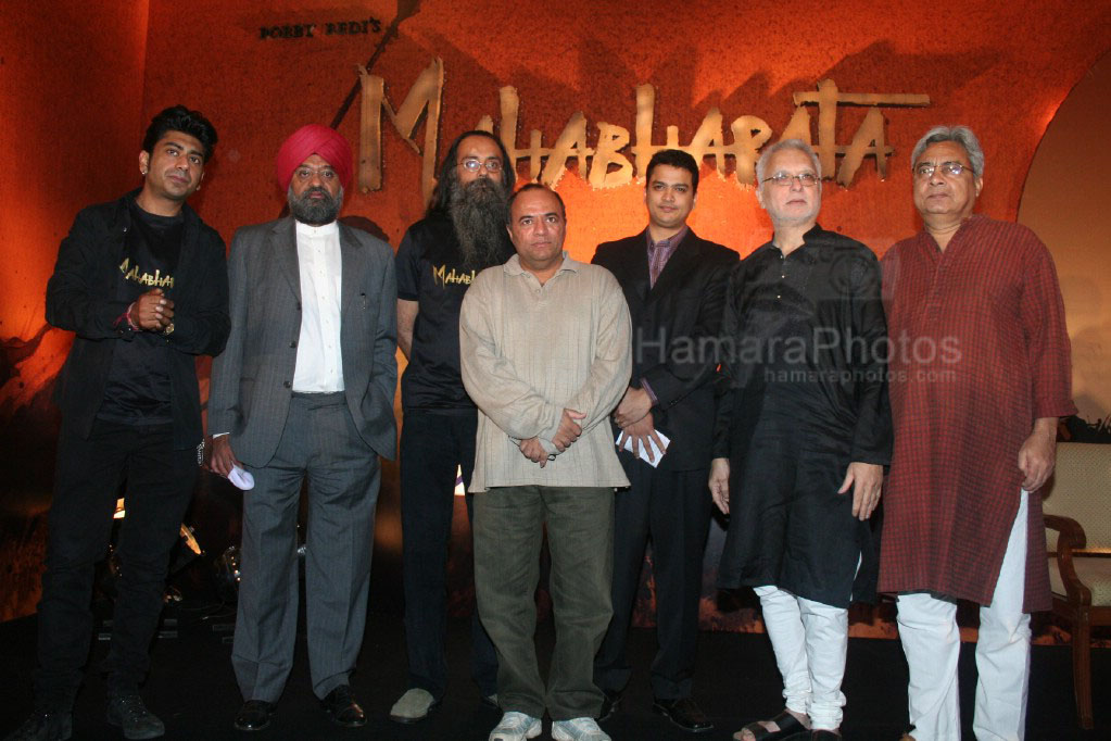 at the Mahabharata Star Plus Press Conference 