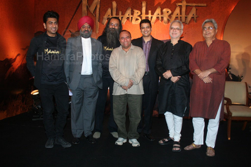 at the Mahabharata Star Plus Press Conference 