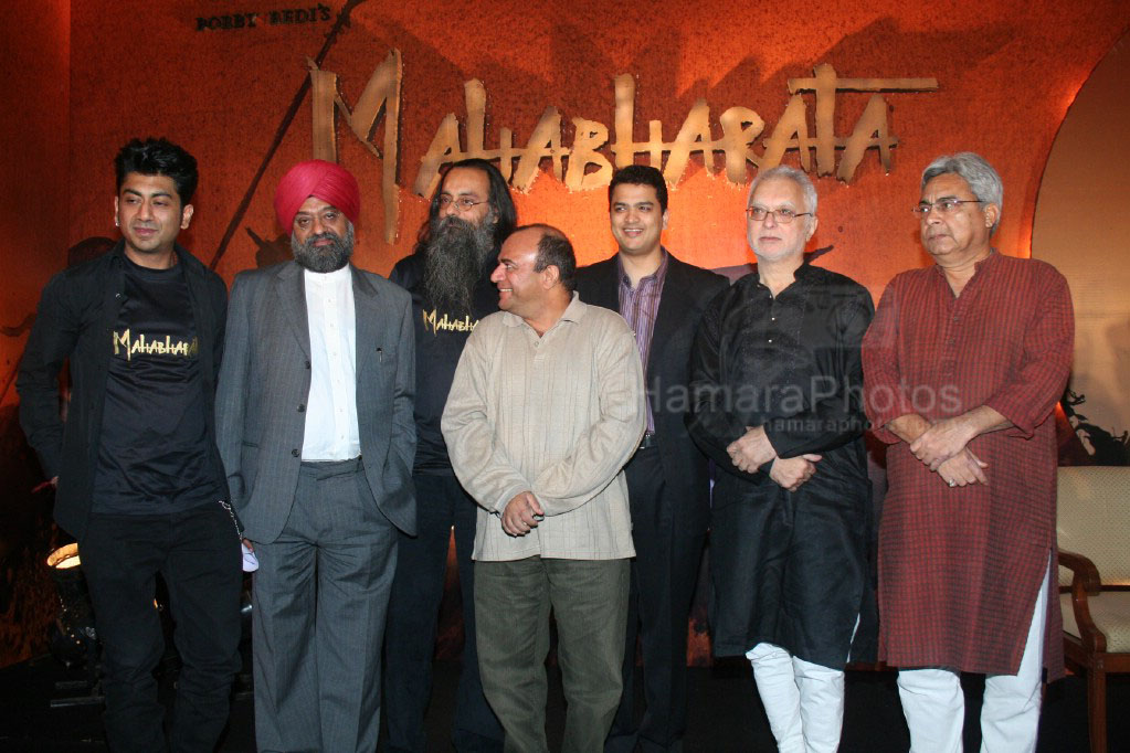 at the Mahabharata Star Plus Press Conference 