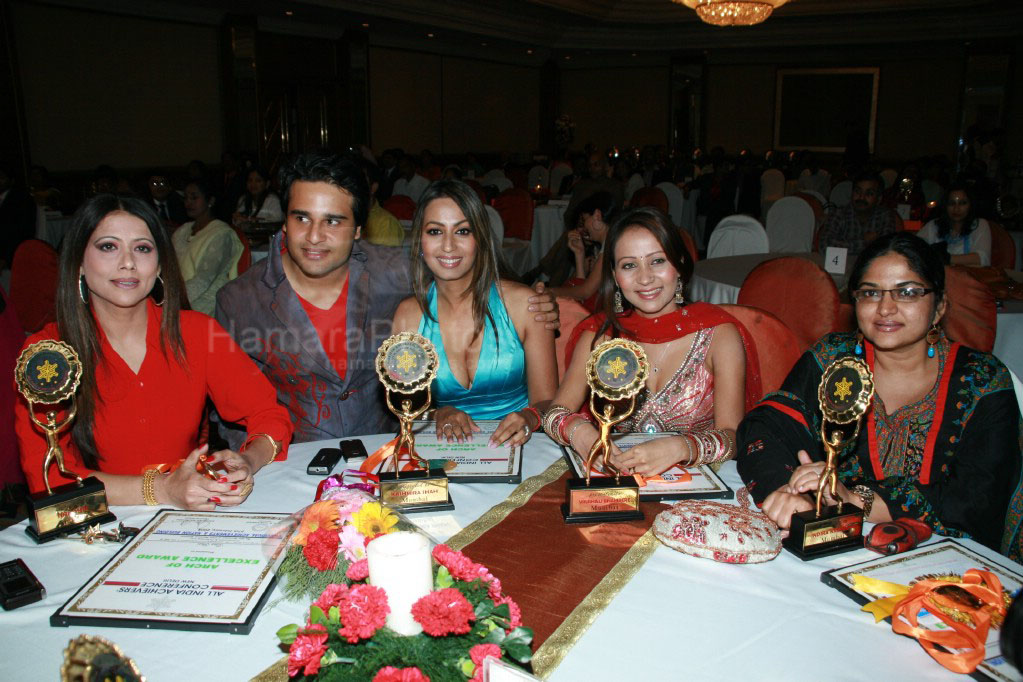 Krishna,Kashmira Shah at The All India Achievers_ Conference in The Leela on 27th feb 2008 