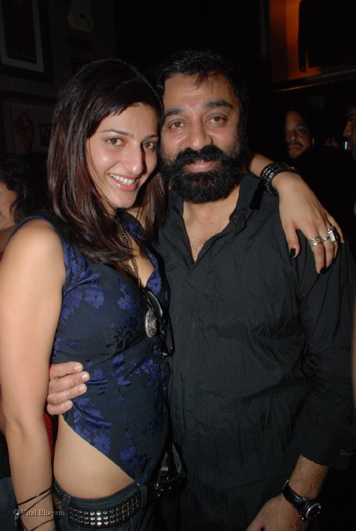 Shruthi Hassan,Kamal Hassan at the launch of Rollingstone magazine in Hard Rock Cafe on Feb 27th 2008