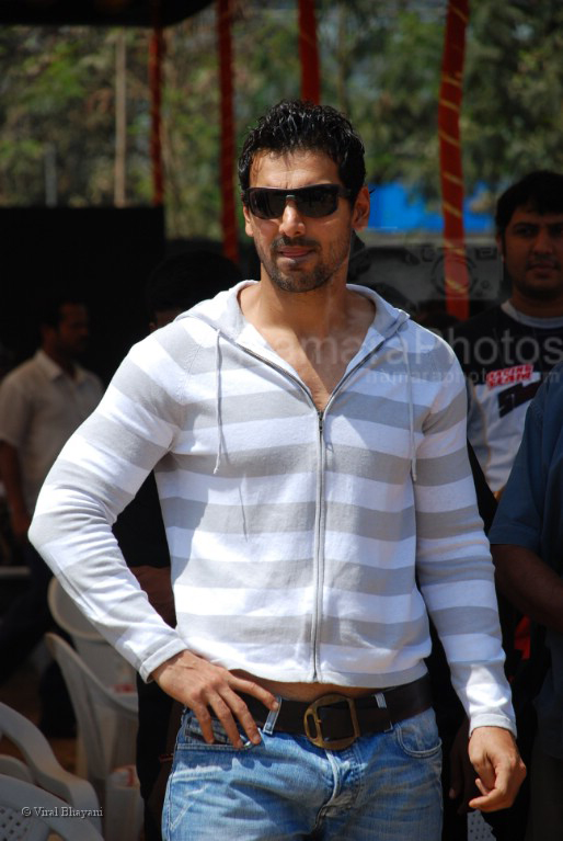 John Abraham at the Fasttrack Dirt Bike Promotional event in Goregaon on 29th Feb 2008 