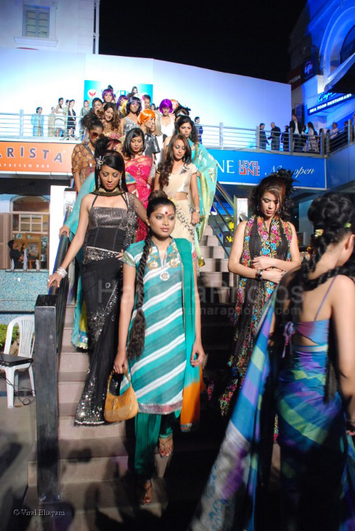 at Worlds longest fashion walk with 100 models at Skyzone, High Street Phoenix on 1st March 2008 