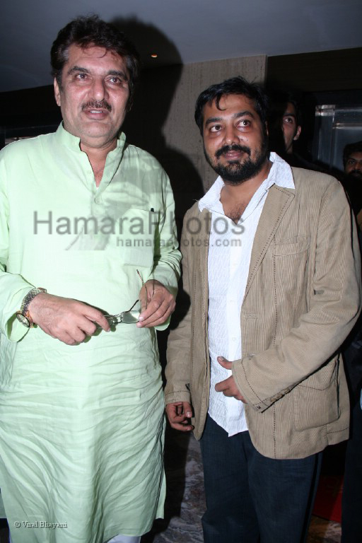 Raza Murad,Anurag Kashyap at the Bhram film bash hosted by Nari Hira of Magna in Khar on 2nd March 2008