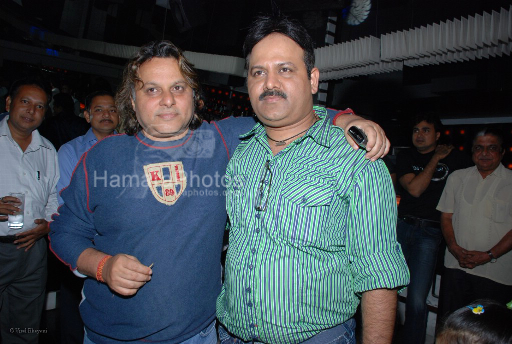 Anil Sharma with Neeraj Pathak at director Neeraj Pathak's birthday bash in Sahara Star on March 3rd 2008
