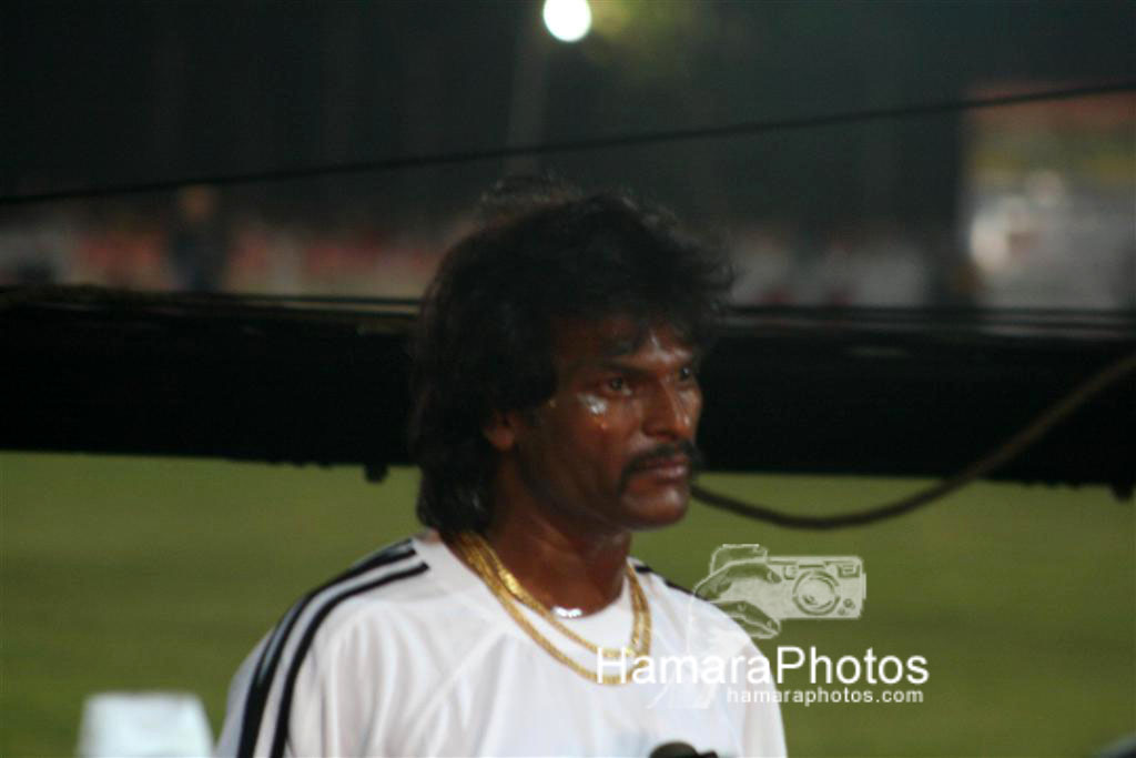Dhanraj Pillai at Salman Khan foundation football match in Pune on March 4th 2008
