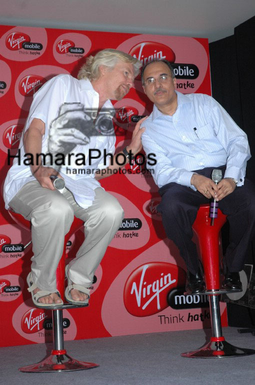 Richard Branson launches Virgin Mobile in India