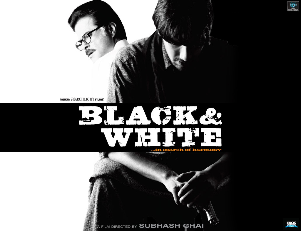 Anil Kapoor, Anurag Sinha in Black and White