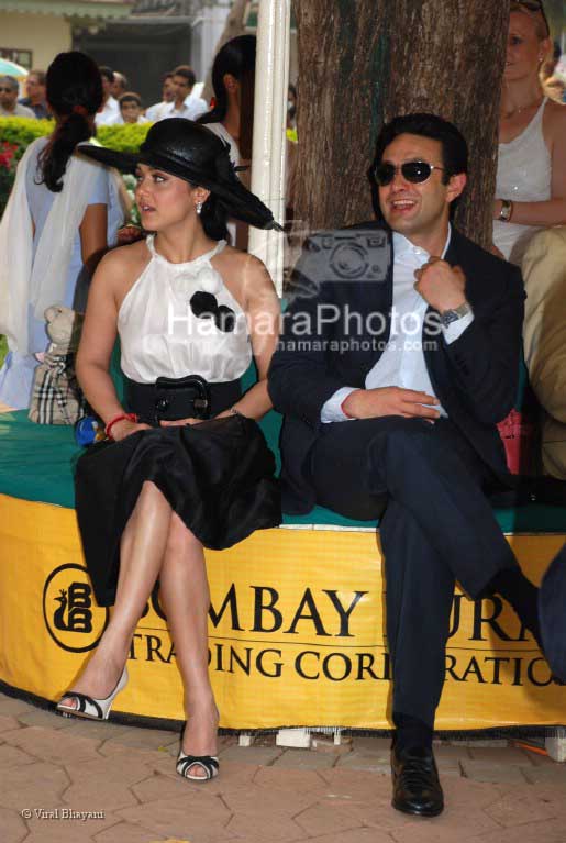 Preity Zinta at CN Wadia Cup  in Mahalaxmi Race Course on March 9th 2008