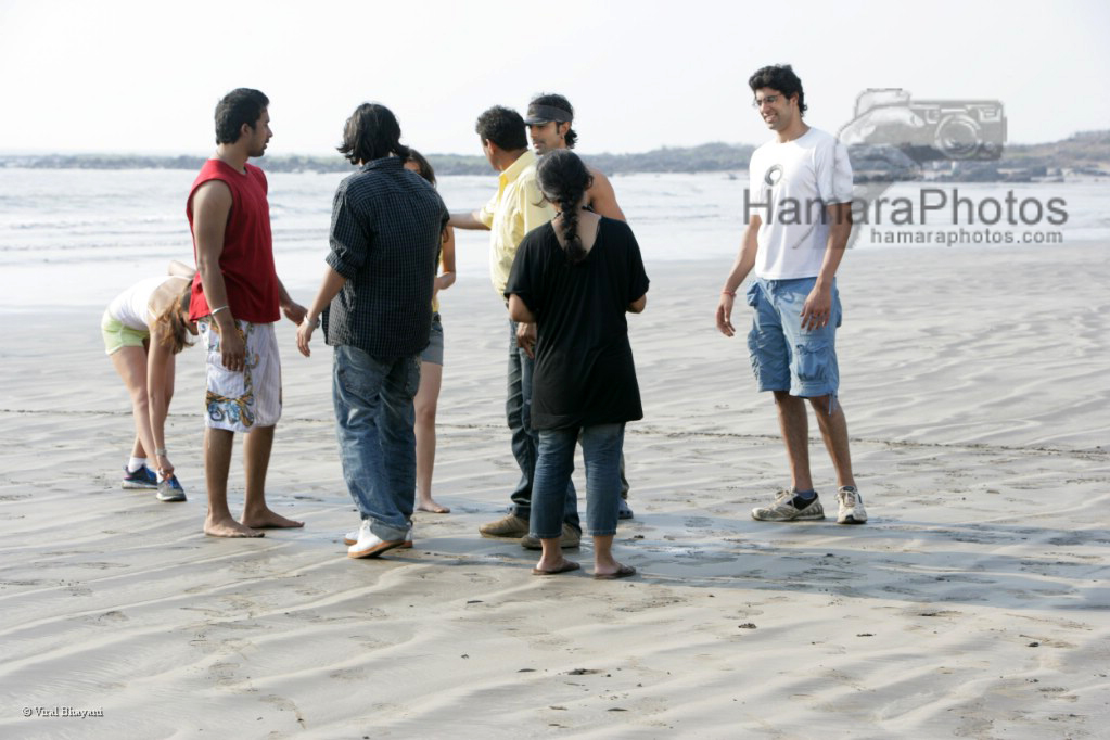 Ashmit Patel On location of film Toss in  Madh Island on March 11th 2008