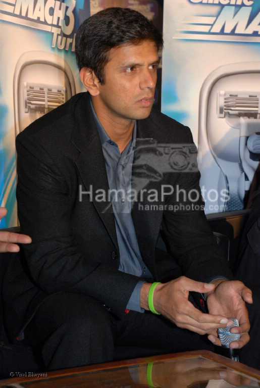 Rahul Dravid at the Gillette Mach3 Turbo Comfort Challenge in  Hilton on March 11th 2008