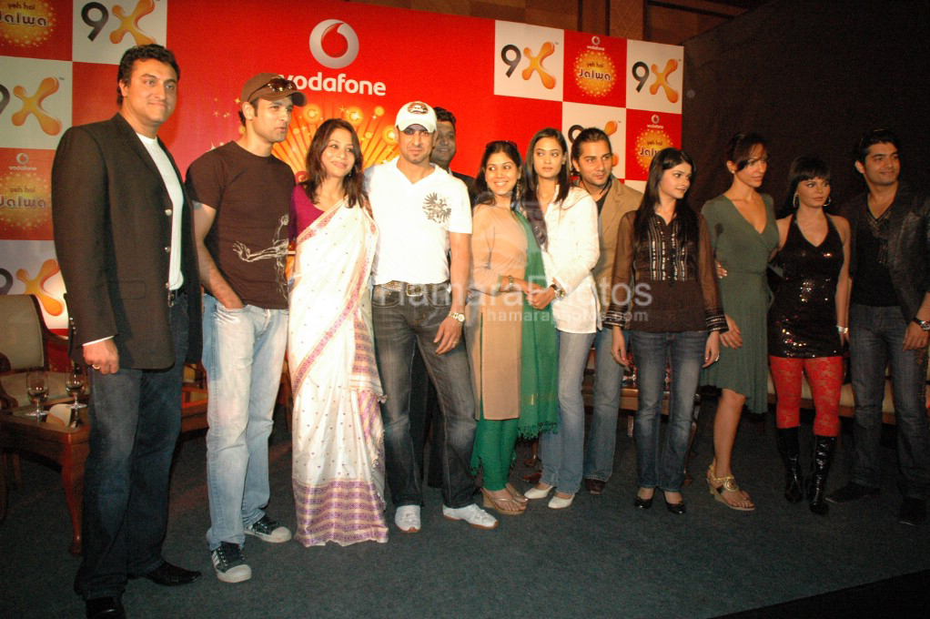 Rohit Roy,Shweta Tiwari,Saakshi Tanwar,Prachi Desai,Ronit Roy,Rakhi Sawant,Rozza Catalano,Varun Badola at 9X Yeh Hai Jalwa meet in Taj Land's End on March 12th 2008