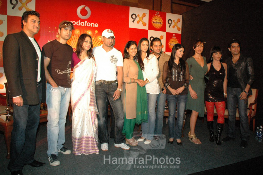 Rohit Roy,Shweta Tiwari,Saakshi Tanwar,Prachi Desai,Ronit Roy,Rakhi Sawant,Rozza Catalano,Varun Badola at 9X Yeh Hai Jalwa meet in Taj Land's End on March 12th 2008