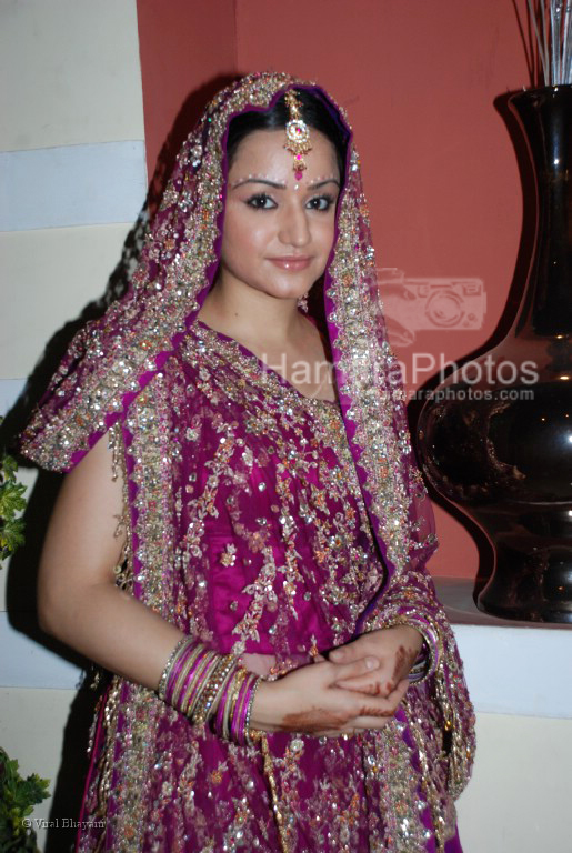 Muskaan Mehani at the location of Dahej Serial on 9X on March 13th 2008