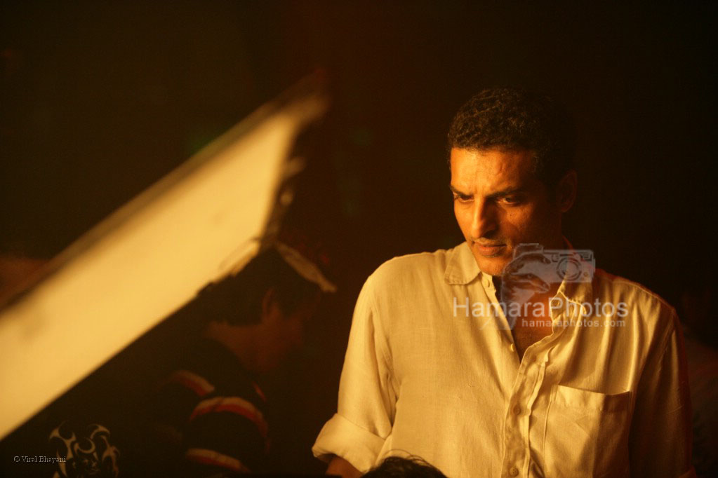 on the sets of film Hijack at Poison on March 15th 2008 