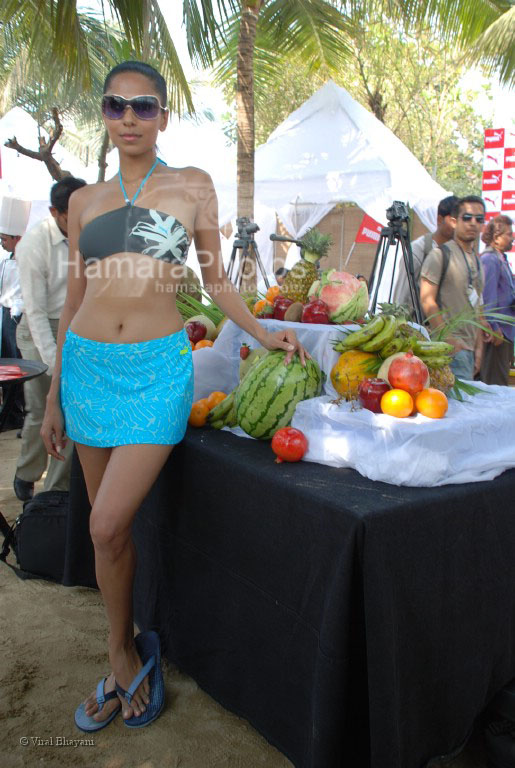 Candice Pinto at Red Hot Puma Swimwear launch in Salt Water Grill on March 23rd 2008