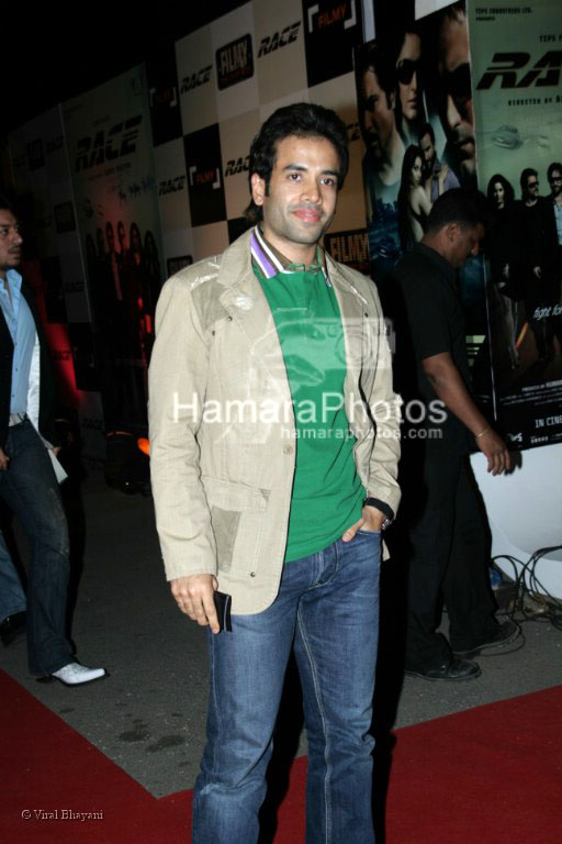 Tusshar Kapoor at the Race premiere in IMAX Wadala on March 20th 2008