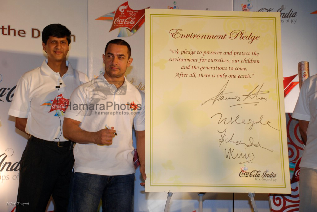 Aamir Khan to be the Olympic torch bearer in Grand Hyatt on March 24th 2008