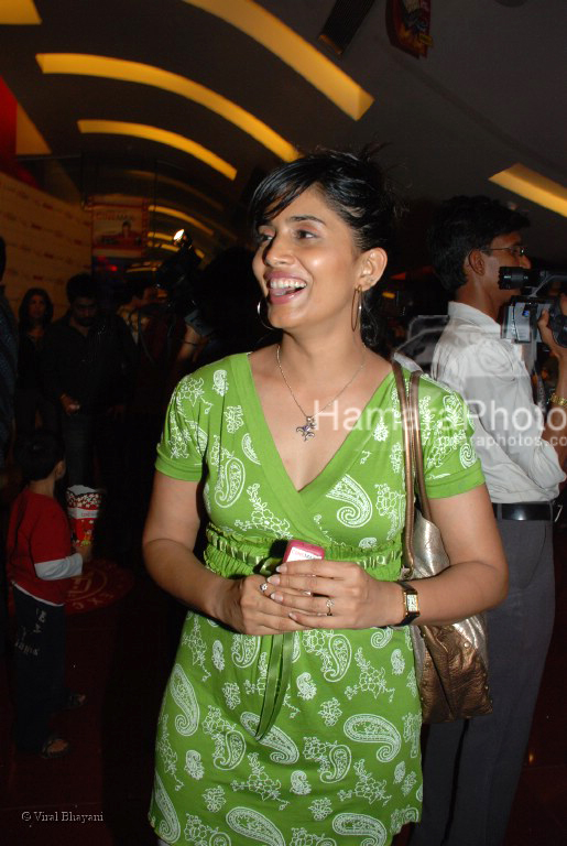 Sonali Kulkarni at Tingya special screening in Cinemax on March 19th 2008
