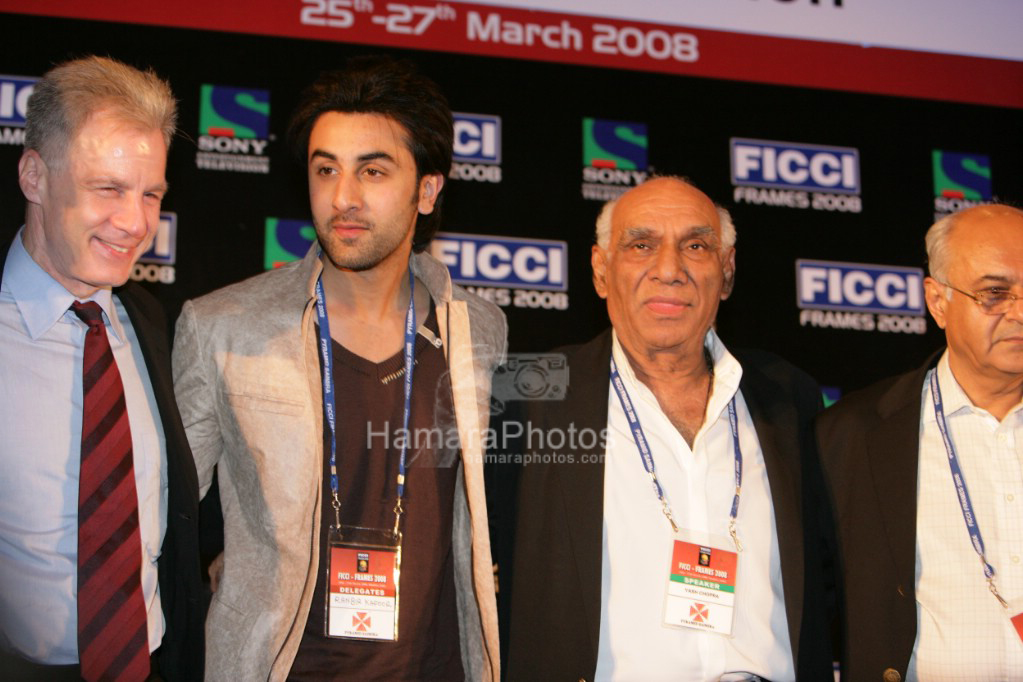 Ranbir Kapoor,Yash Chopra at FICCI FRAMES in Rennaisance Powai on March 27th 2008