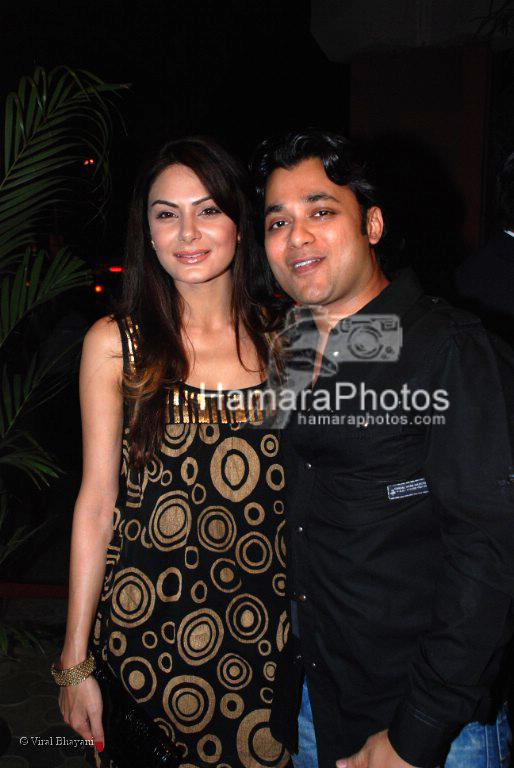Anchal Kumar with mittal of people group at Neeta Lulla's party in Henry Tham on 29th 2008