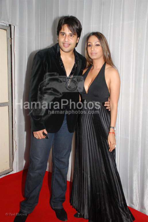 Krishna with Kashmera Shah at Sansui TV Awards on 29th 2008