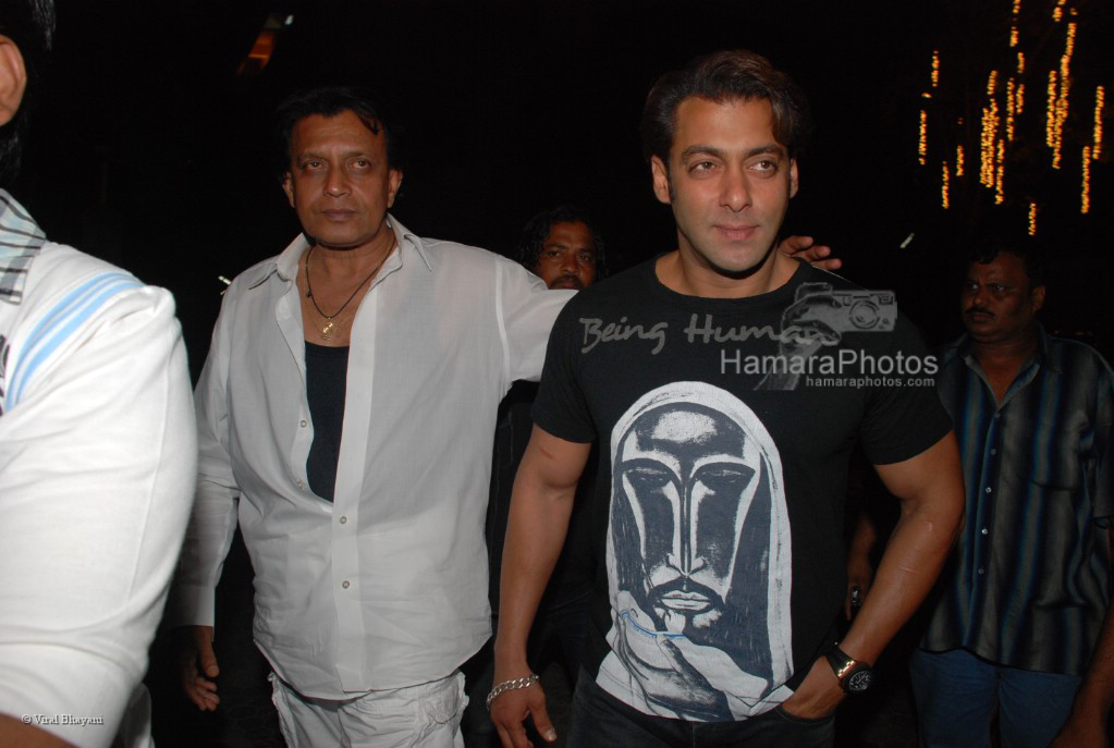 Mithun Chakraborty, Salman Khan at the Music Launch of Jimmy in D Ultimate Club on March 31th 2008