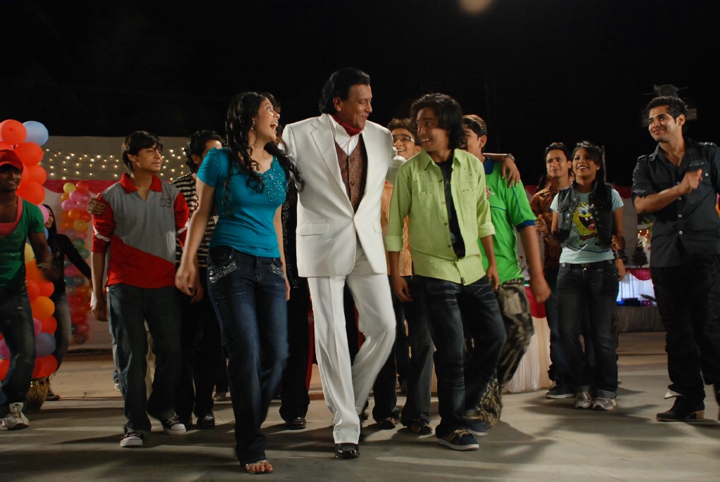 Mithun Chakraborty on the sets of Chal Chalen in Malad on April 3rd 2008