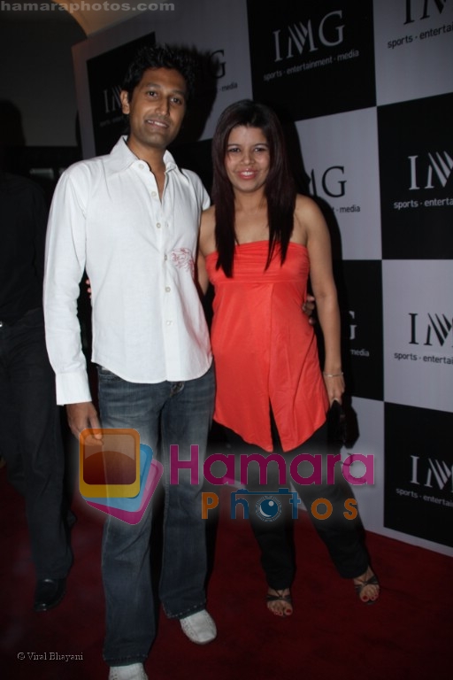 Rij with Ashiya Eappean at IMG BASH in Taj President on April 7th 2008 