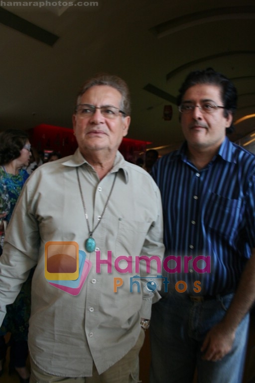 Salim Khan at the inauguration of the music video of Dr. Radhika Shuklas - To drugs, just say no! in Cinemax on April 14th 2008 