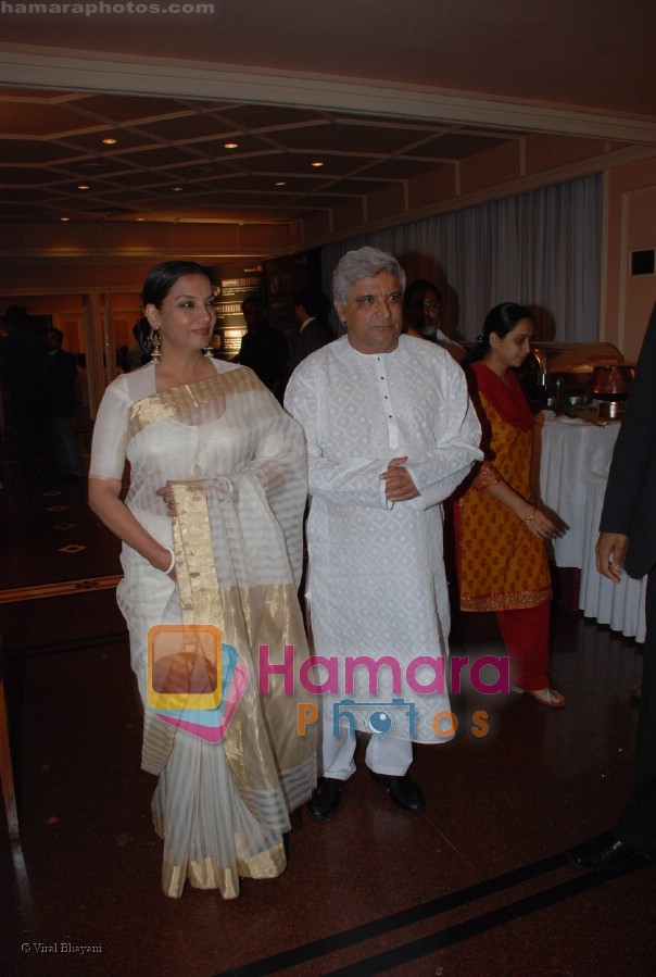 Shabana Azmi, Javed Akhtar at CNN IBN Real Heroes Awards in Hilton Towers on April 14th 2008 