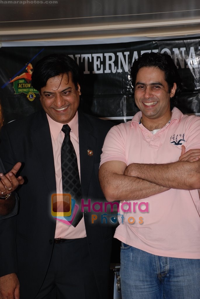 Aman Verma at Lion Raju Manwani's bash to announce him as District Governor in Time and Again on April 15th 2008 